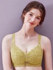 Breathable Lace Full Cup Bra Comfortable Wire Bras Women's Lingerie