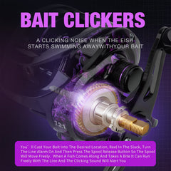 Snow Demon Baitcasting Reel 7.2:1 Gear Ratio