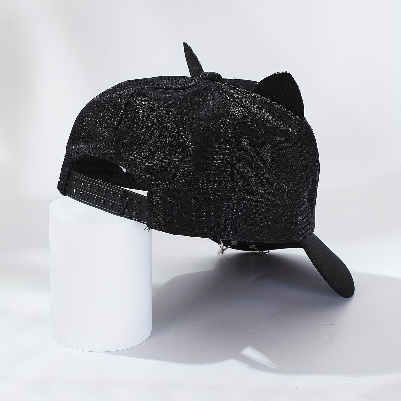 Rhinestone Cat Ears Baseball Cap Sun Hat Cartoon Lightweight Golf Dad Hat