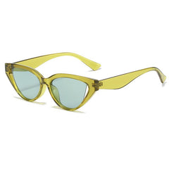 Leopard Cat Eye Sunglasses Small Frame UV400