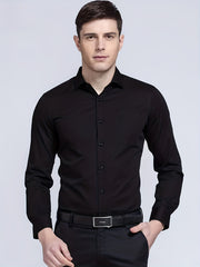 Men's Casual Long Sleeve Shirt with Chest Pocket