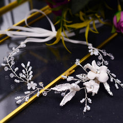 Faux Pearl Bridal Garter Belt Rhinestone Decor Strappy Leg Suspender Belts