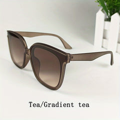 Cat Eye Sunglasses UV400 with Glasses Bag & Cloth