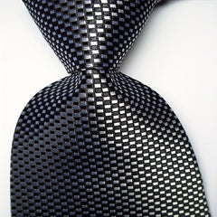Men's Plaid Jacquard Necktie