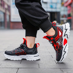 Boys Anime Low Top Sneakers Lightweight Anti Slip Sneakers