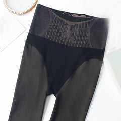 Opaque Slim Tights High Waist Elastic Leggings Women's Stockings