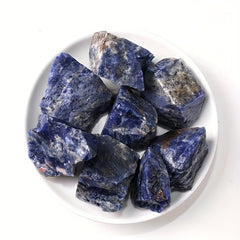 Natural Sodalite Crystal Stone 100-300g Raw Material Gravel Aromatherapy