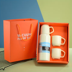 Stainless Steel Vacuum Insulated Cup w/ 2 Extra Lids Portable Outdoor Sports