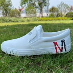 Men's Canvas Loafer Shoes Lightweight Slip On Shoes Spring Summer