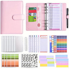 Budget Binder Set with Zipper Envelope A6 Budget Folder