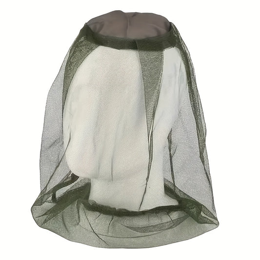 Outdoor Sunscreen Bucket Hat with Face Net Cover for Fishing Camping