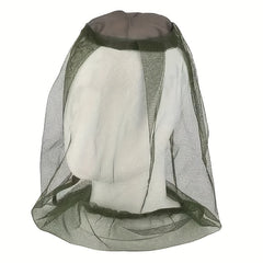 Outdoor Sunscreen Bucket Hat with Face Net Cover for Fishing Camping
