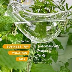 3pcs Bird Shape Plant Waterer Bulbs - Self Watering Globes