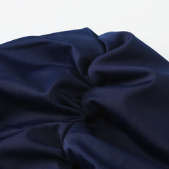 Navy Ruched Swimming Cap for Women