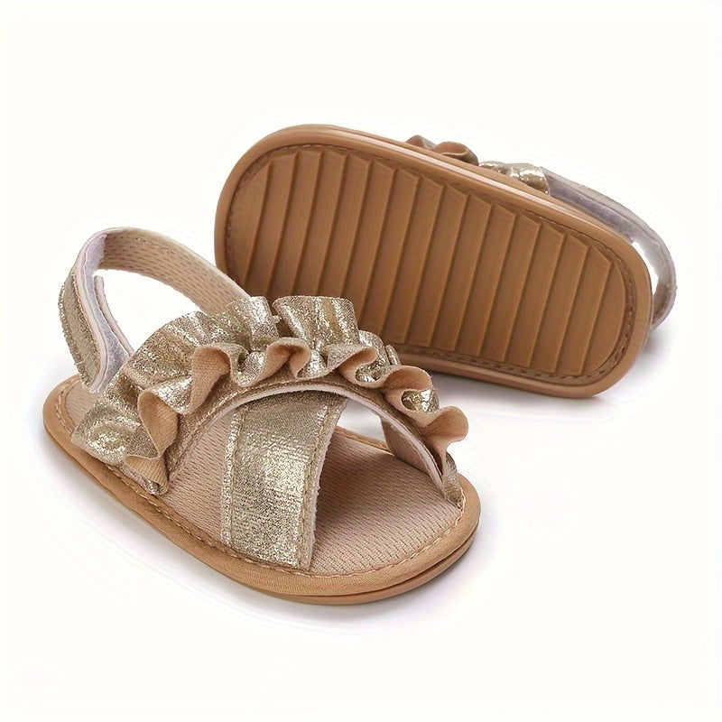 Breathable Open Toe Sandals for Baby Girls Lightweight Anti Slip Sandals