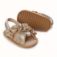 Breathable Open Toe Sandals for Baby Girls Lightweight Anti Slip Sandals