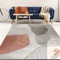 Fluffy Faux Wool Area Rug Non-slip Large Carpet for Living Room Bedroom