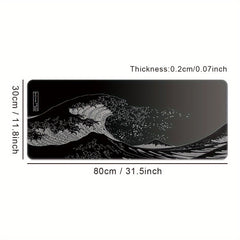 Large Gaming Mouse Pad, Oversized Extended Desk Mat Non-slip Rubber Material