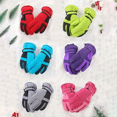 Winter Ski Gloves Warm Windproof Outdoor Sports Gloves Waterproof