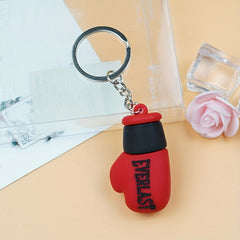 Cartoon Boxing Gloves Keychain Decorative Accessories Gift For Kids