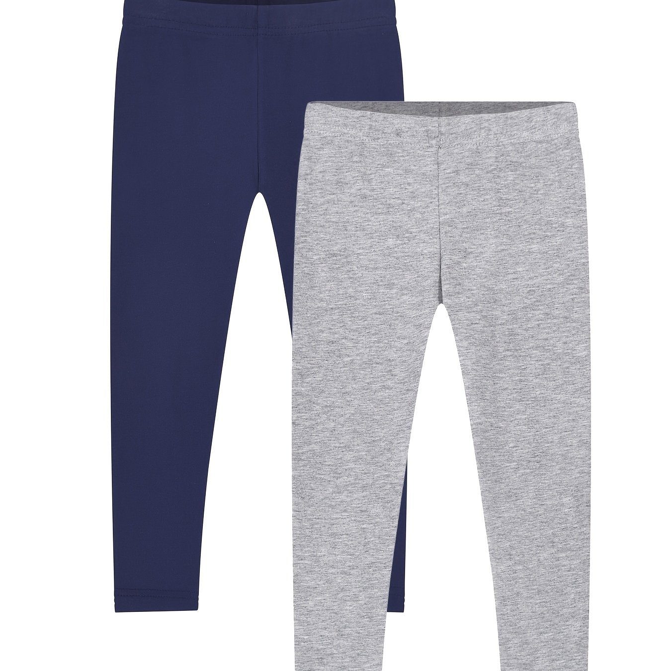 2pcs Girls Comfortable Leggings Elastic Waist Pants