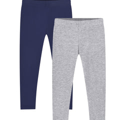 2pcs Girls Comfortable Leggings Elastic Waist Pants