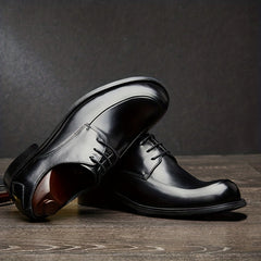 Men's Lace-up Smart Casual Dress Shoes Outdoor Rubber Sole