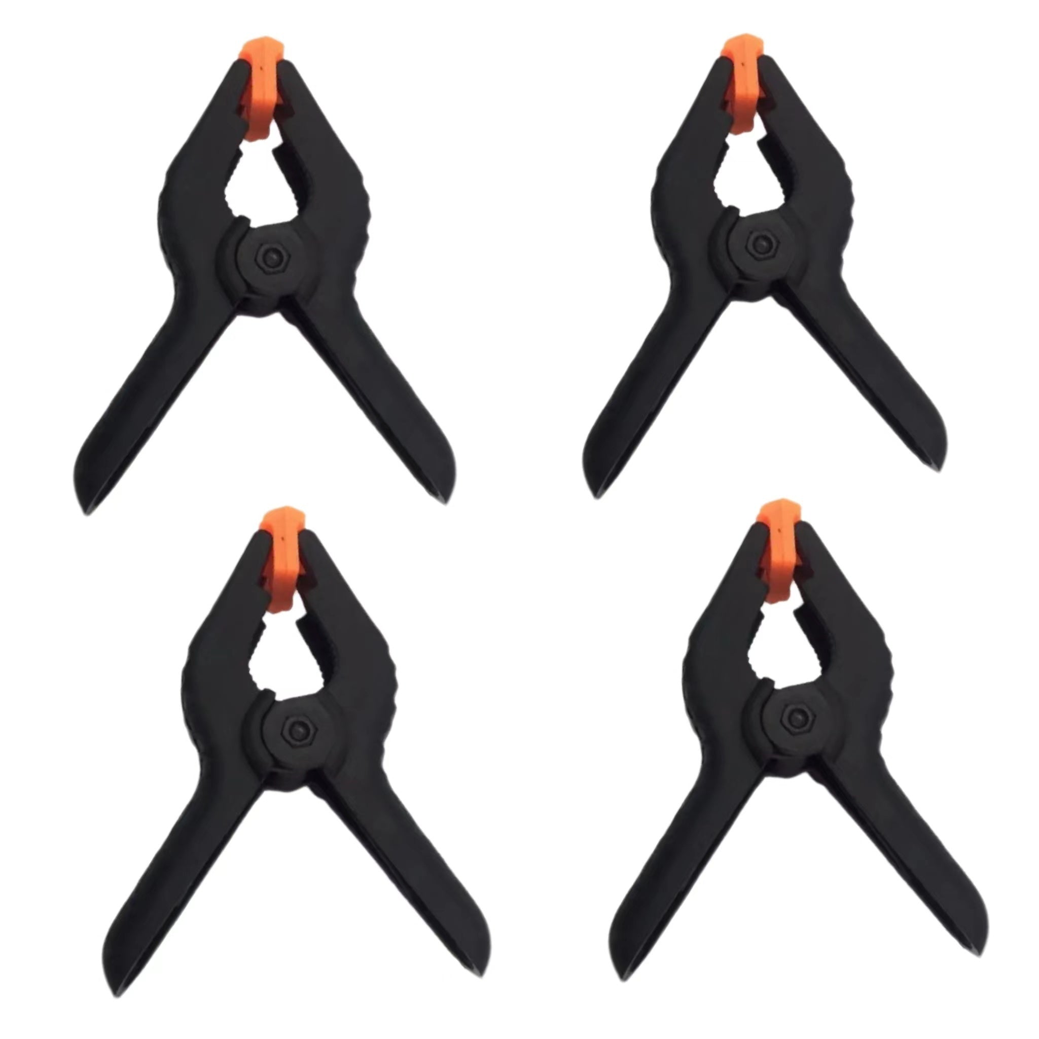 4pcs Plastic Spring Clamps Nylon Woodworking Clamps Retaining Clamps