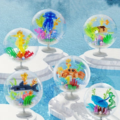 Marine Life Series DIY Building Blocks Educational Toy