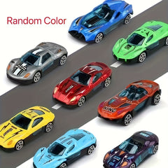 Truck Toys 64 Inch Ejection Race Track with 4 Alloy Cars