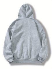 Coffee Print Kangaroo Pocket Hoodie Long Sleeve Hoodies Sweatshirt