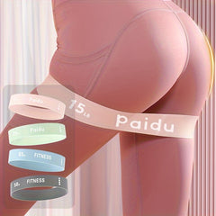 4pcs Yoga Resistance Bands Elastic Fitness Tension Bands for Exercise