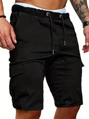 Men's Cotton Cargo Shorts for Summer Activities