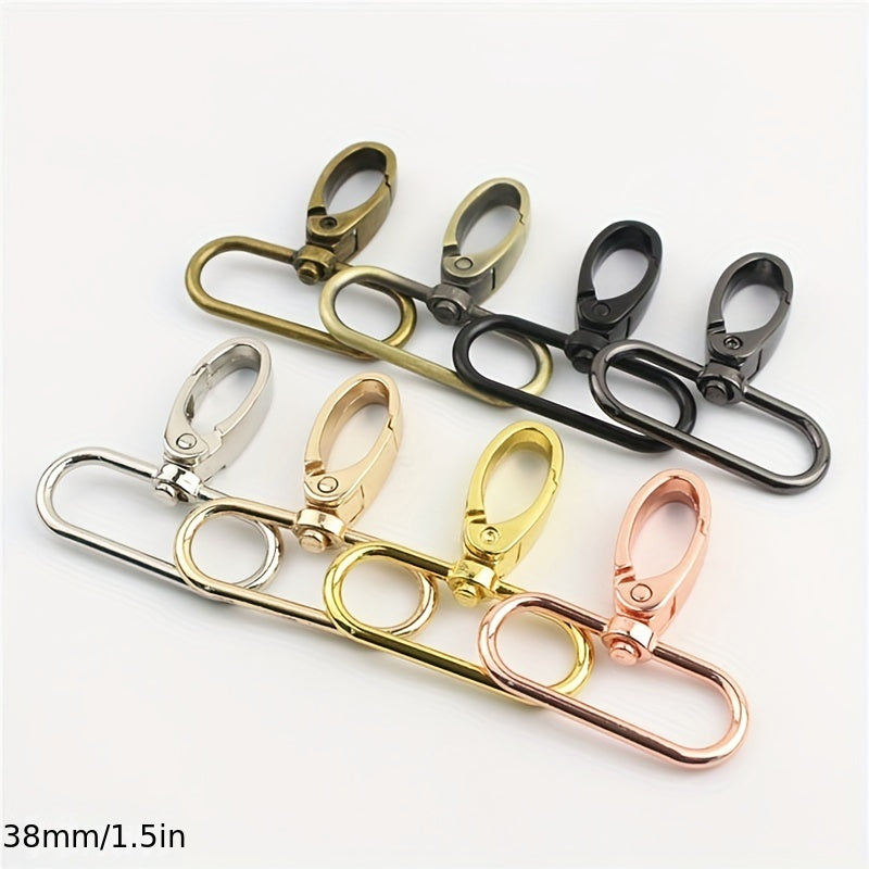 10PCS 3 Bag Strap Hook Oval Swivel Lobster Clasp Hanger DIY Keychain