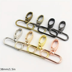10PCS 3 Bag Strap Hook Oval Swivel Lobster Clasp Hanger DIY Keychain
