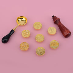 Wax Seal Stamp Set - 1 Stamp, 6 Heads, Stove, Spoon