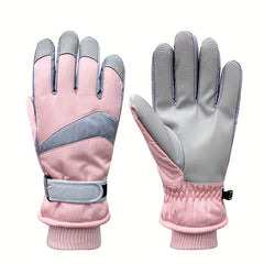Winter Touch Screen Skiing Gloves Waterproof Thickened Outdoor Cycling Gloves