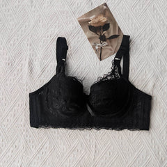 Lace Push Up Bra Breathable Bow Tie Lingerie