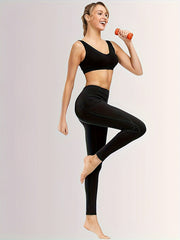 Solid Fitness Gym Leggings High Waist Yoga Pants