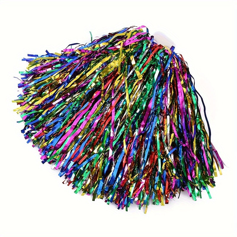 Colorful Sequin Cheering Poms Handheld Props