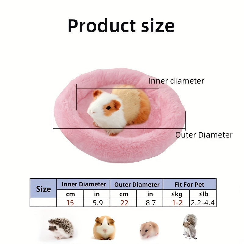 Soft Comfortable Hamster Bed Nest Mat Small Pet Sleeping Bed Accessories
