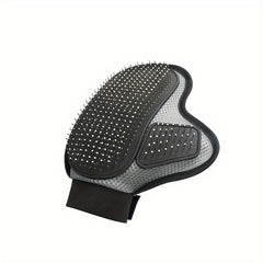 Pet Bath Grooming Glove With Tipped Pin Brush Dogs Cats Deshedding Groves