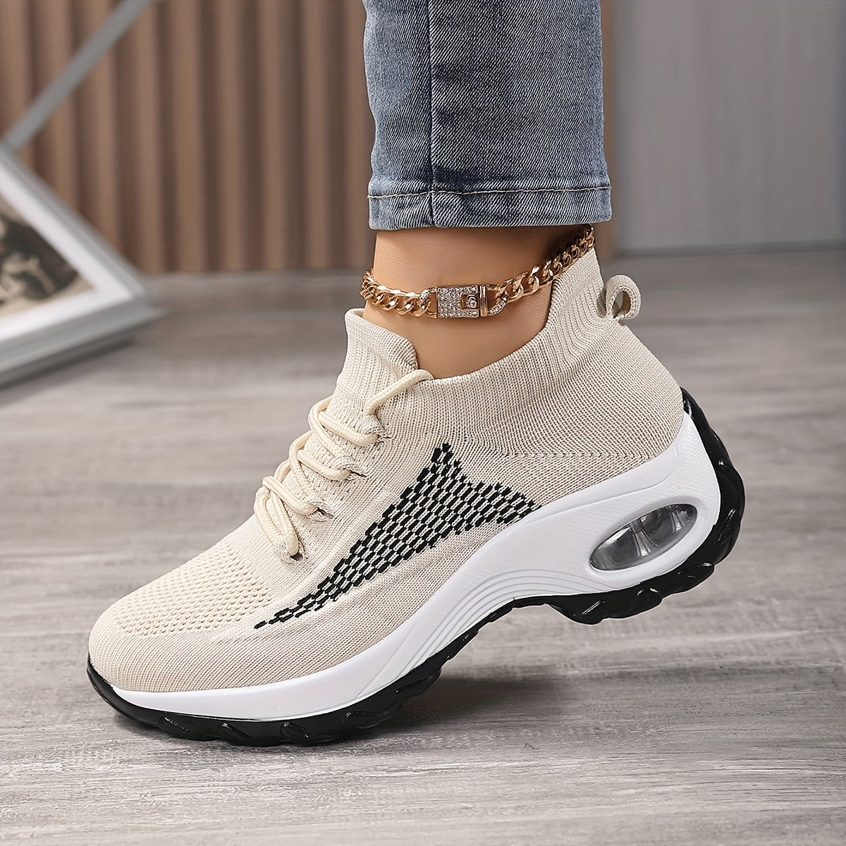Women's Lightweight Running Shoes, Non Slip Sole, Shock Absorption