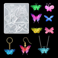 Butterfly Resin Pendant Mold for DIY Jewelry Making