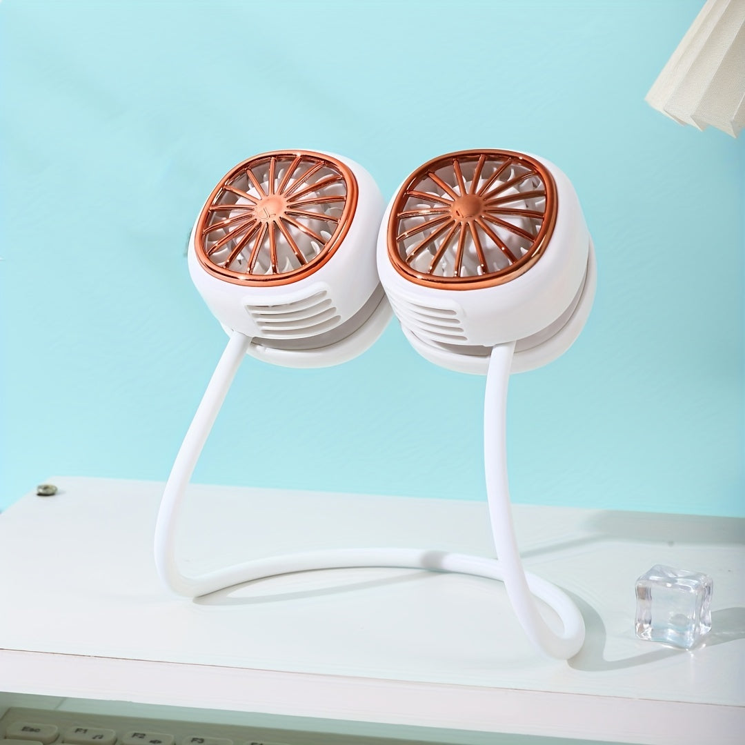 Bladeless Portable Handheld Fan USB Rechargeable Neck Fan