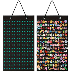 Shoe Charm Holder with 180 Holes Wall Mounted Display