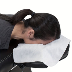 100 Soft Disposable Face Cradle Covers for Massage Tables and Chairs