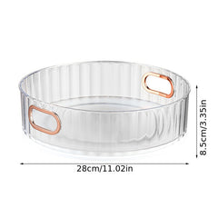 360 Spinning Makeup Organizer High Capacity Skincare Clear Storage