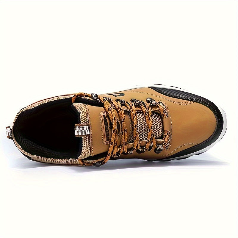Men's Plus Size Hiking Boots Non Slip Lace Up Shoes
