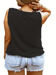 Punk T shirt Women's Plus Western Style Letter Print